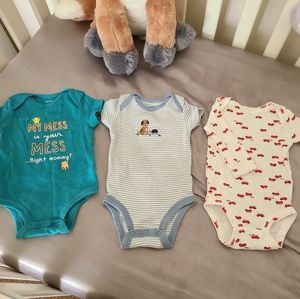 Carter's Set of 3 month onesies